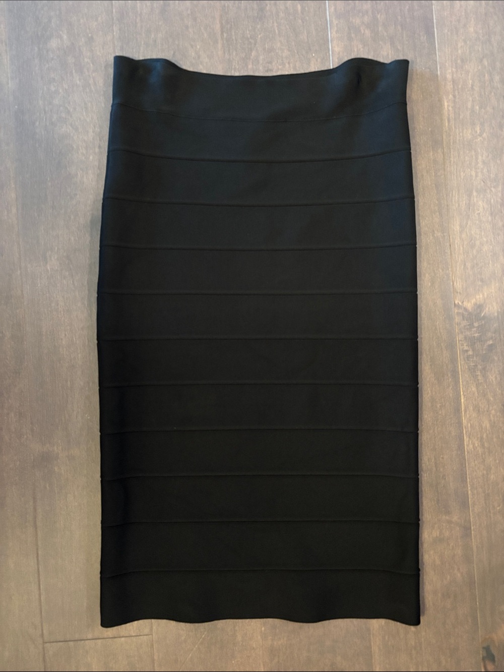 BCBGMaxAzria Black Bandage Pencil Skirt